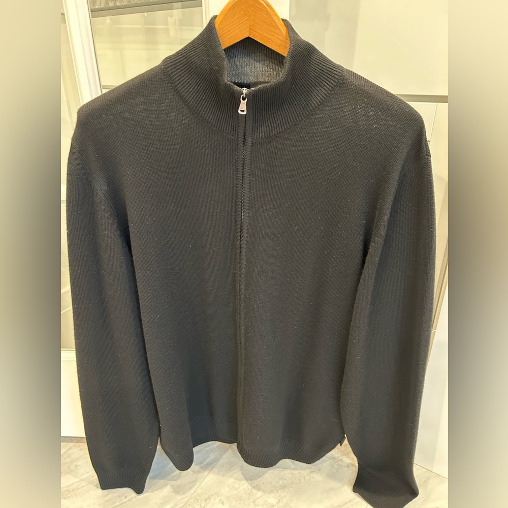 Hugo Boss Front Zip Cardigan Size XL